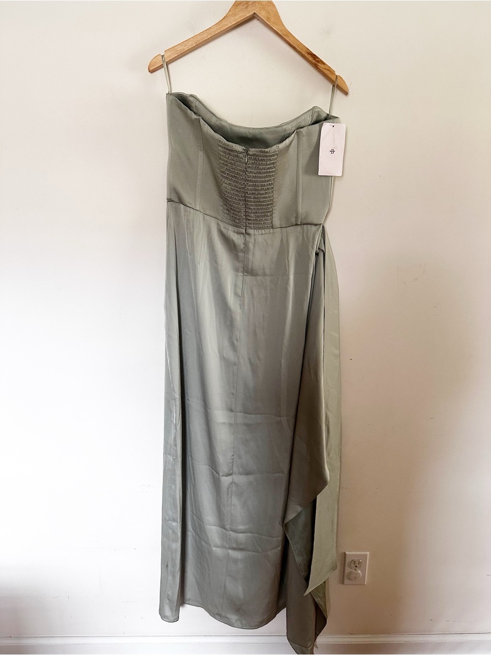 Anthropologie V. Chapman June Corset Jacquard Front-Slit Gown - Picture 13 of 14